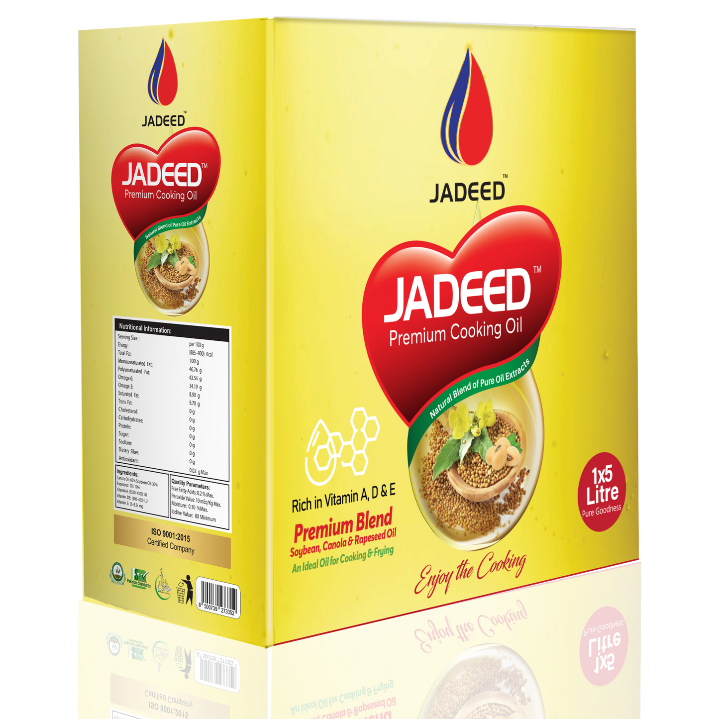 Jadeed Premium Blend Soybean Canola and rapseed oil