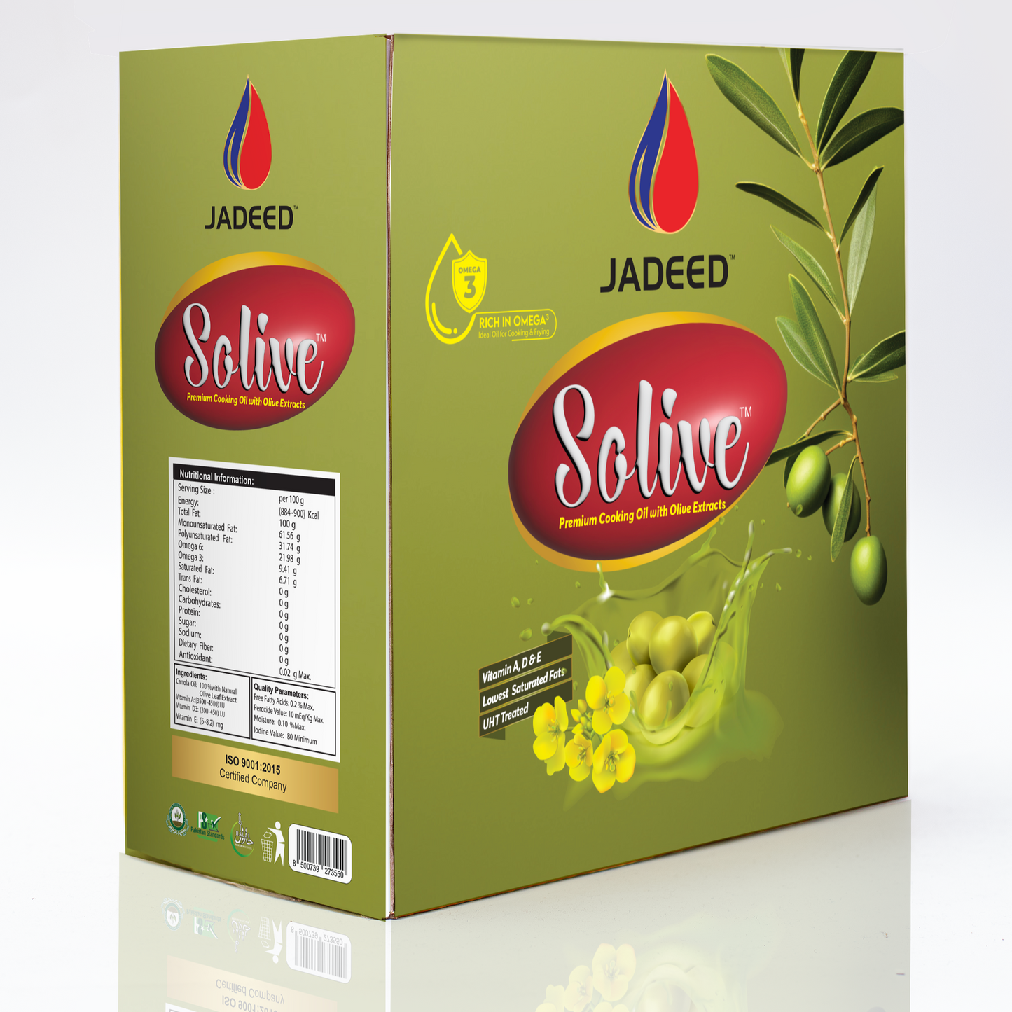 Jadeed Premium Solive Cooking Oil